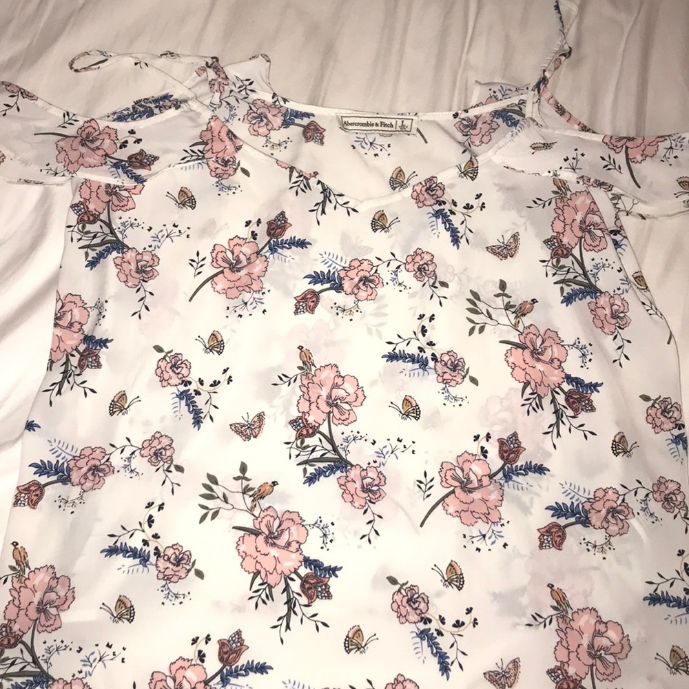 Cold Shoulder Blouse (NEVER WORN)